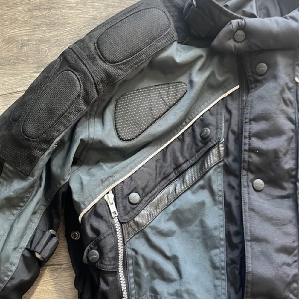 Rhyno jacket XL motorcylce Bikercore black and gray - Picture 3 of 13